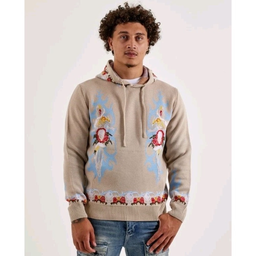 Men's Chapter By Kohli Spade Knit Hoodie NWT Size M